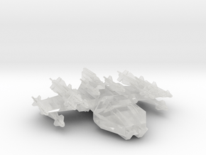 285 Scale Kzinti Large Attack Shuttle Fighter MGL in Clear Ultra Fine Detail Plastic