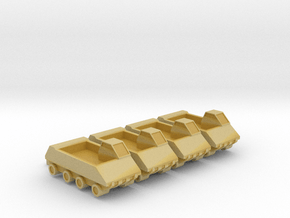 285 Scale Lyran Armored Personnel Vehicles (APVs) in Tan Fine Detail Plastic