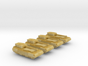 285 Scale Romulan Cassowary-T Tanks MGL in Tan Fine Detail Plastic