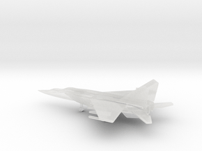 MiG-25PU Foxbat-C in Clear Ultra Fine Detail Plastic: 1:350