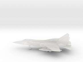 MiG-31 Foxhound in Clear Ultra Fine Detail Plastic: 1:350