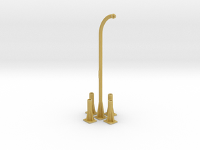 1/96 K-Gun Depth Charge Crane Set in Tan Fine Detail Plastic