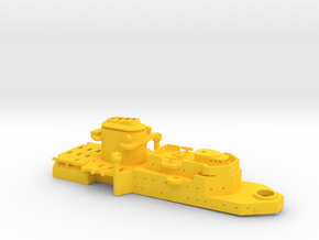 1/700 P Class Panzerschiffe Forward Superstructure in Yellow Smooth Versatile Plastic