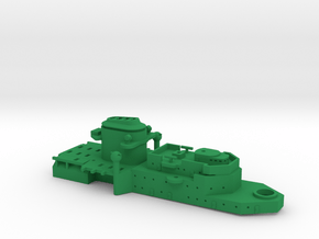 1/700 P Class Panzerschiffe Forward Superstructure in Green Smooth Versatile Plastic