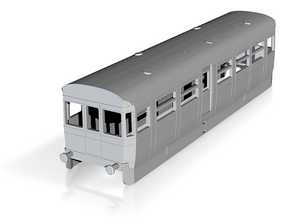 0-148fs-but-aec-railcar-trailer-coach in Tan Fine Detail Plastic