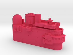 1/400 HMAS Melbourne (1971) Island in Pink Smooth Versatile Plastic