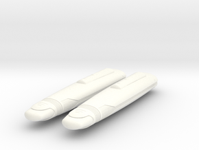 1400 Galaxy class refit nacelle single in White Smooth Versatile Plastic