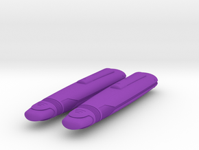 1400 Galaxy class refit nacelle single in Purple Smooth Versatile Plastic