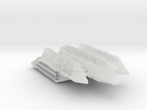 3125 Scale Carnivon Early Command Cruiser (YCC) in Clear Ultra Fine Detail Plastic