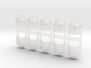 10x Ultra Tactical 5 - G:7a Shoulder Pad in Clear Ultra Fine Detail Plastic
