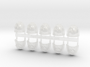 10x Thirteenth Co. - G:2a Right Shoulder in Clear Ultra Fine Detail Plastic