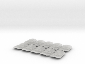 10x Emperors Third - Marine Boarding Shields in Clear Ultra Fine Detail Plastic