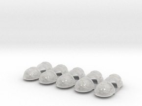 10x Angels Sanguine - G:7a Shoulder Pads in Clear Ultra Fine Detail Plastic