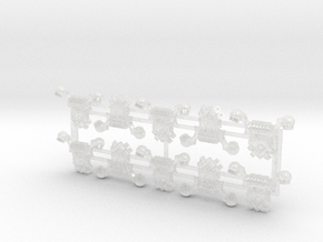 10x Standard - Chaos:1 PACs in Clear Ultra Fine Detail Plastic