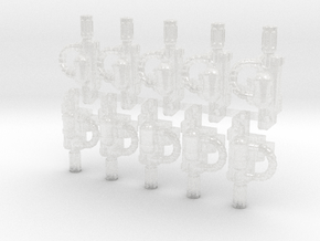 10x Combi-Melter: Tartaros Terminator Bit-Swap in Clear Ultra Fine Detail Plastic