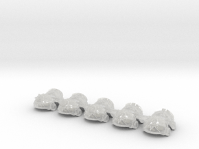 5x Storm Fist - T:3a Tartaros Shoulder Sets in Clear Ultra Fine Detail Plastic