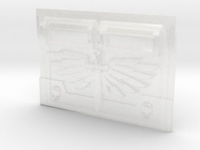 Winged Sword : Standard APC Frontplate in Clear Ultra Fine Detail Plastic