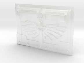 Winged Death Sword : Standard APC Frontplate in Clear Ultra Fine Detail Plastic