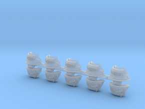 5x Scarab Sons - T:2a Cataphractii Shoulder Sets in Clear Ultra Fine Detail Plastic