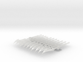 11x Energy Spear: Draco in Clear Ultra Fine Detail Plastic