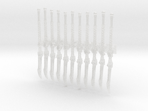 11x Roto Spear: Draco in Clear Ultra Fine Detail Plastic