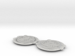 Ultra Legion - Sicaran Side Hatches in Clear Ultra Fine Detail Plastic
