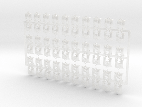 60x Thousand Legion - Shoulder Insignia pack in Clear Ultra Fine Detail Plastic