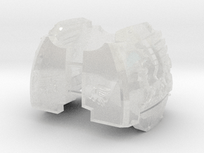 Griffon Corp: Redem Shoulders in Clear Ultra Fine Detail Plastic