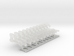11x RotoAxe: Goretran (30k Size) in Clear Ultra Fine Detail Plastic