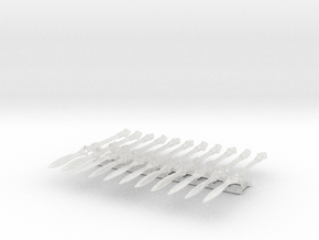 11x Energy Spear: Lagavullun (30k Size) in Clear Ultra Fine Detail Plastic