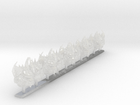 10x Rock & Rollers - Voxelforge Helms (Set 3) in Clear Ultra Fine Detail Plastic