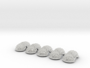 10x Studded - T:4d Chaos Terminator Pads in Clear Ultra Fine Detail Plastic