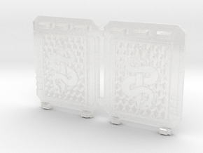 Shadow Vipers : Standard APC Side Doors in Clear Ultra Fine Detail Plastic