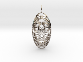 Aura Glow (Seed of Life, Double-Domed) in Platinum