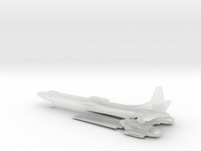 Convair XB-46 in Clear Ultra Fine Detail Plastic: 1:500