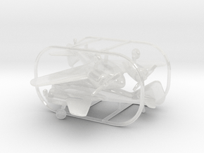 Curtiss-Wright AT-9 Jeep in Clear Ultra Fine Detail Plastic: 6mm
