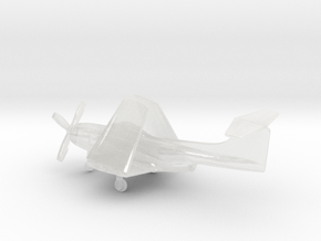 Curtiss XF15C (folded wings) in Clear Ultra Fine Detail Plastic: 6mm
