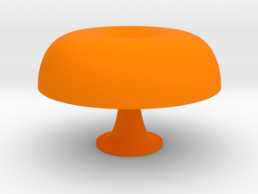 Artemide Nesso Table Lamp in Orange Smooth Versatile Plastic
