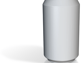 Beer or Soda Can in Tan Fine Detail Plastic