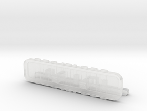 1/87 Light Bars for SUV/Pickup in Clear Ultra Fine Detail Plastic