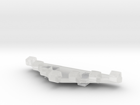 1/87 Light Bar #1-vector in Clear Ultra Fine Detail Plastic