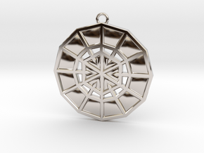 Resurrection Emblem 03 Medallion (Sacred Geometry) in Platinum