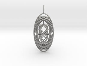 Aura Glow (Seed of Life & Crystal, Double-Domed) in Aluminum