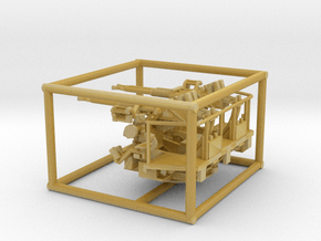 1/144  40mm Bofors quad mount in Tan Fine Detail Plastic