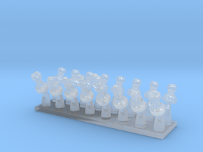 Miniature Movable Chess Pieces in Accura 60