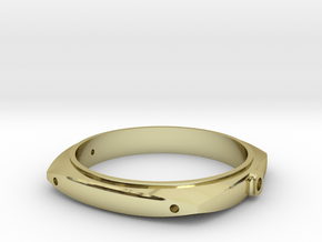 47mm 3646 type D mid case with neck in 18K Yellow Gold