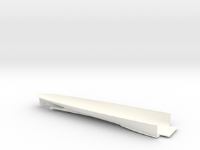 1/600 Colossus Class CVL Lower Hull Stern in White Smooth Versatile Plastic