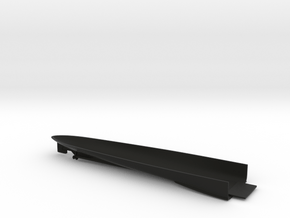 1/600 Colossus Class CVL Lower Hull Stern in Black Smooth Versatile Plastic
