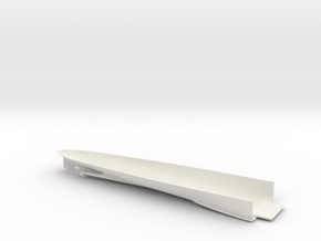 1/700 Colossus Class CVL Lower Hull Stern in White Natural Versatile Plastic