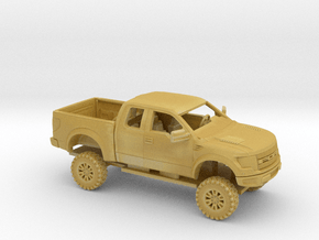 1/87 2010-15 Ford Raptor Extended Cab Kit in Tan Fine Detail Plastic